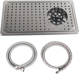 Automatische Bekerwasmachine - Glazen Spoeler - Snel Glazen Reinigen - Hogedruk Multi-hoek - 44x24x9 cm - Zilver — thumbnail 1