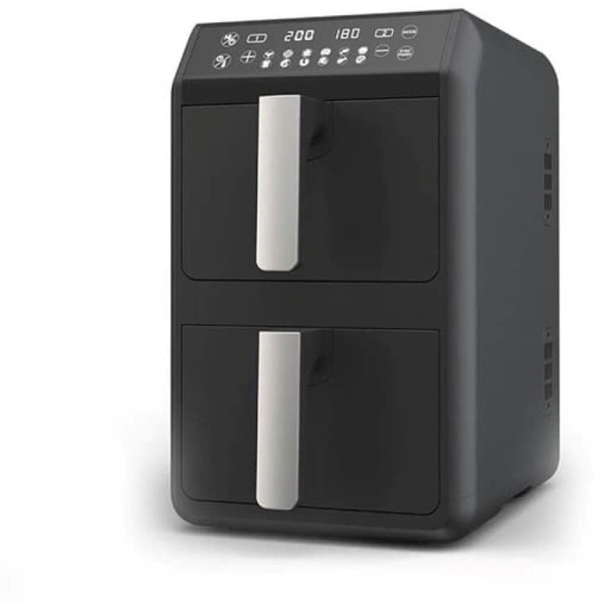 Maestro MR-761 Serie - Dubbele Heteluchtfriteuse - 2400W - 2x5L - Zwart — afbeelding 1