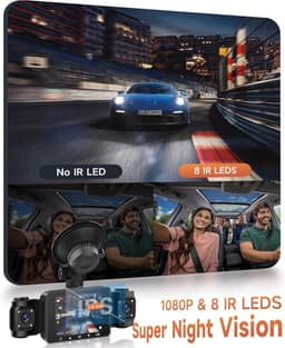 360° Dashcam - 4-camera systeem - Full HD opname - Nachtzicht - Voor Auto's — thumbnail 4