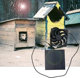 Zonnepaneel Ventilator, Duurzame Afzuigventilator, Geschikt voor Kassen — thumbnail 3