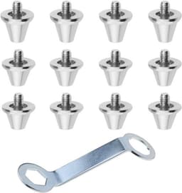 12-delige voetbalschoennoppen vervangende set compatibel met aluminium voetbalnoppenset B — thumbnail 1