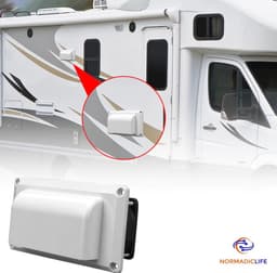 NormadicLife® - 12V Dubbele Ventilator voor Camper, Caravan & Boot - Wandventilator - Inbouwventilator - Actieve Luchtventilatie - Wit — thumbnail 5