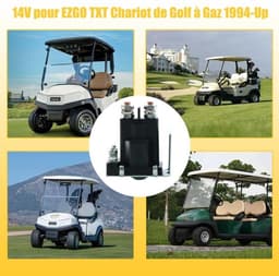 Startrelais geschikt voor EZGO TXT gas golfkar 1994 en later, 14V, vervangt OEM 27153-G01 en 612813 voor betrouwbare startprestaties — thumbnail 4