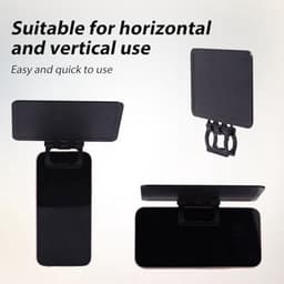 2 stuks telefoonzonneschermhoes, antireflectie en antireflectie, verstelbaar autotelefoonscherm tegen de zon met clips, universeel, geschikt voor alle smartphones — thumbnail 3