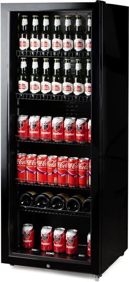 DOMO DO91611BK Drankenkoelkast - Barkoelkast - Glazen Deur - Energieklasse C - 237L - Zwart — thumbnail 1