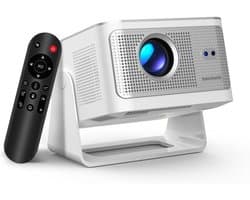Draagbare Beamer - Mini Projector - Thuisbioscoop Creëren - Automatische Kalibratie - 1080P Native Resolutie - Wit