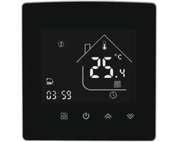 Slimme Thermostaat - Temperatuurregelaar Verwarming - Energie Besparen - Wekelijks Programmeerbaar - 60 mm - Wit