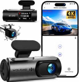 Dashcam - 4K - Ultra HD Nachtzicht - 170° Groothoek - Voor Auto — thumbnail 1