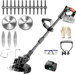Elektrische Grasmaaier - Snoerloze Trimmer - Tuinonderhoud - Verstelbare Telescoopsteel - 21V - Niet gespecificeerd — thumbnail 1