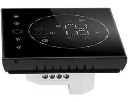Slimme Thermostaat - Programmeerbare Regelaar - Energie Besparen - 7-daagse Planning - ± 1 ℃ Nauwkeurig - Zwart