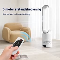 Rolu Torenventilator – Ventilator Staand – Ventilator Toren – 60 CM – 8 Snelheden - 90° Oscillatie – Timer Functie – Afstandsbediening — thumbnail 3