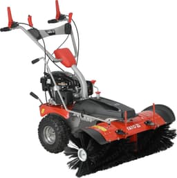 Professionele Benzine Veegmachine – 100 cm Werkbreedte – 4.7 PK Loncin Motor – 3 Versnellingen Vooruit & 1 Achteruit – 81 kg Radiaalveger / Sneeuwschuif Optie — thumbnail 1