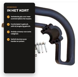 Sponshandgreep Ergonomisch - Handgreep - Voorhandgreep - Zachte Handgreep - Grasmaaier - Bosmaaier — thumbnail 4