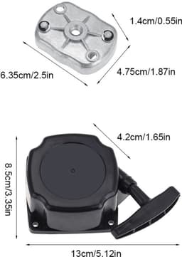 Dailygoods- Terugslagstarter Betrouwbare Start - Grasmaaier - Bosmaaier - Kunststof - 100% Nieuw - Sterk en Duurzaam - Trekstarter — thumbnail 2