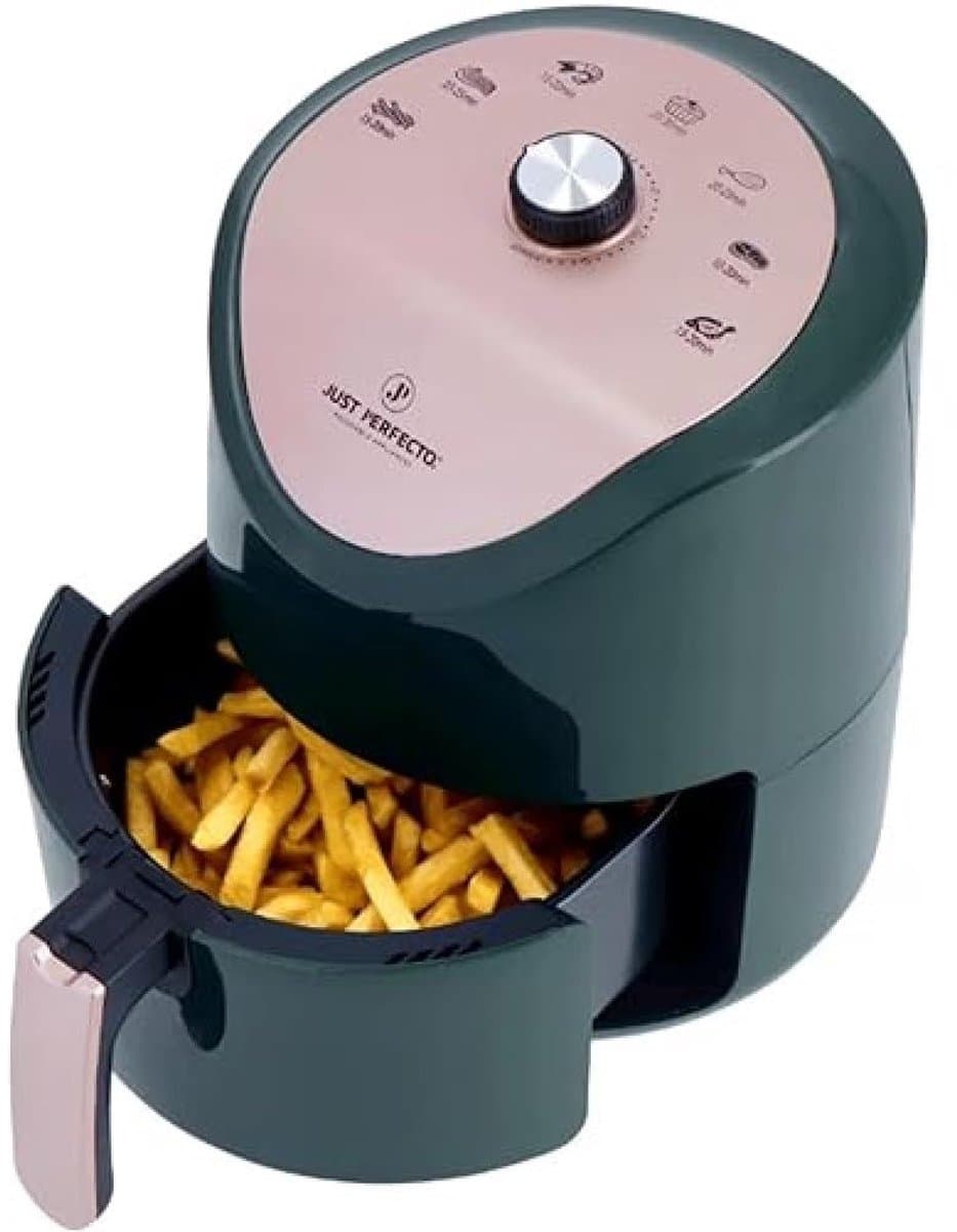 SnelShoppen - Hot Air Fryer 3,5L - Olievrije Frituurpan - 1200W - 7 Kookprogramma's - Heteluchtfriteuse voor Gezond Koken - Ideaal voor Keuken en Fees — afbeelding 1