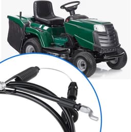 Koppelingskabel 1570mm - Compatibel met ATCO Quattro 19S/19SE - Soepele bediening - Betrouwbare materialen - Onderdeelnummer 381030104/0 - Grasmaaierkabel — thumbnail 2
