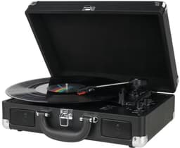 DIGITNOW Platenspeler - Ingebouwde Speakers - Auto-stop - Retro - M417 - Zwart — thumbnail 2
