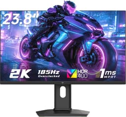 KTC-H24T7-gaming monitor-23,8 inch plat Fast IPS-QHD 2560×1440-overklokt 185Hz-1ms MPRT-HDR400-FreeSync & G-Sync compatibel-VESA 100×100 hoogteverstelbaar — thumbnail 1