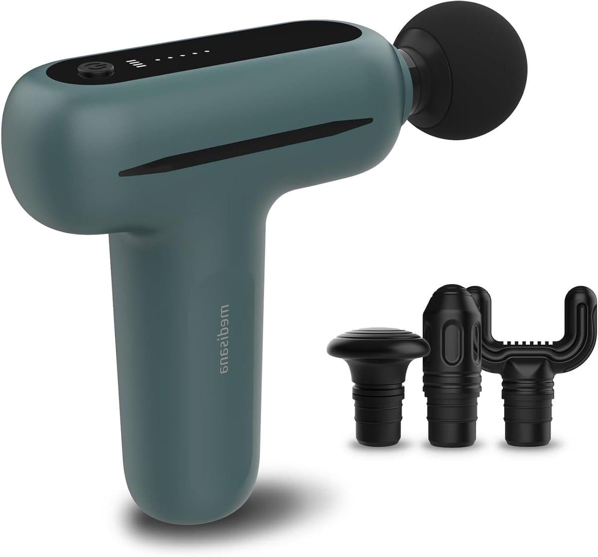 Mini Massagepistool - Spier Stimulator - Spierherstel Ontspanning - Slimme Modus - 126 x 5 x 147 cm - Zwart — afbeelding 1