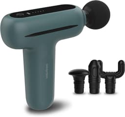 Mini Massagepistool - Spier Stimulator - Spierherstel Ontspanning - Slimme Modus - 126 x 5 x 147 cm - Zwart — thumbnail 1