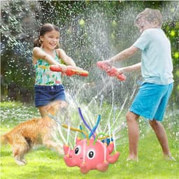 Thijox - Waterspeelgoed Buiten - Sprinkler Grasmaaier Tuinspeelgoed voor Kinderen - Waterspel in Octopusvorm voor Tuin en Zomerplezier — thumbnail 4