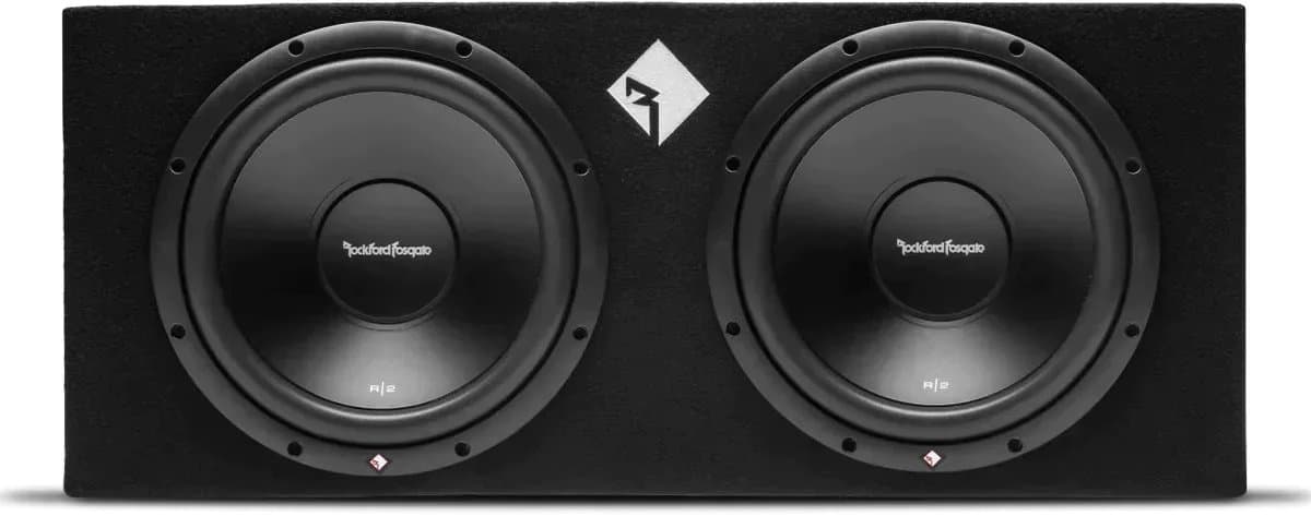 Rockford Fosgate R2-2X12 Subwoofer 2 x 12 inch subwoofer 500/1000W 2 ohm Dual Auto Subwoofer — afbeelding 1