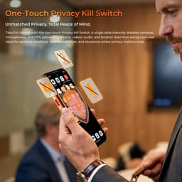 Robuuste smartphone - OUKITEL WP500 - 6,78'' FHD+ scherm - 32GB RAM - 1TB ROM - 10000 mAh 45W - 5G Dual SIM - NFC GPS 2026 nieuw - Oranje — thumbnail 2