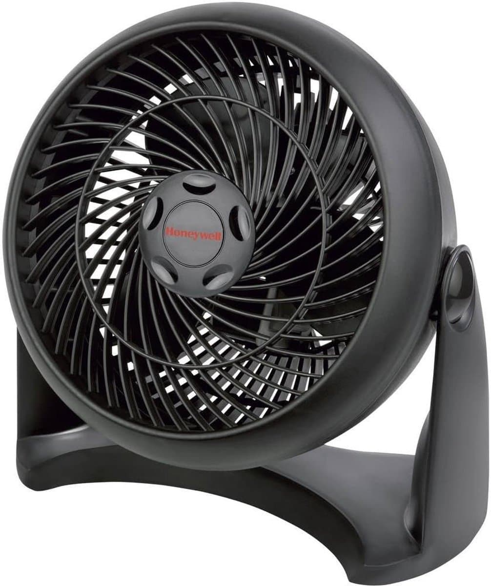 Ventilator Tafelmodel – Stil Luchtcirculatie Ventilator met 3 Snelheden, 90° Kantelbaar, Compact 28 cm Zwart — afbeelding 1