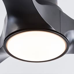 HAUSS SPOLE Plafondventilator – 52 Inch – Met Verlichting En Afstandsbediening – ABS En IJzer – Zwart – Voor Slaapkamer En Woonkamer — thumbnail 3