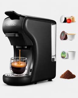 HiBREW H1A Espressomachine - 4-in-1 - Kapsels, ESE en Gemalen Koffie — thumbnail 1