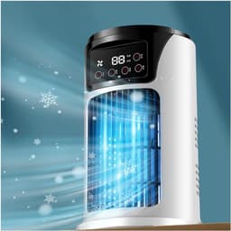 Draagbare airconditioner, huishoudelijke sproeikoeler, kleine airconditioner, elektrische binnenventilator, nachtventilator — thumbnail 2