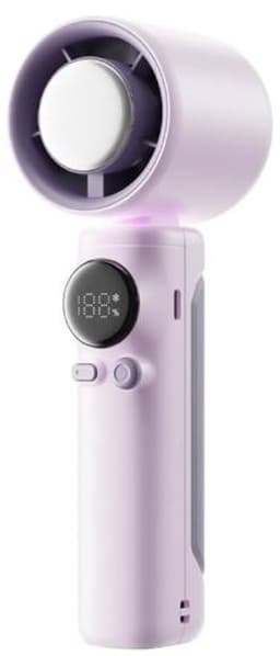 LISM-Draagbare handventilator met turbine en koelfunctie, oplaadbare persoonlijke ventilator met 3600 mAh-batterij, instelbare snelheid van 1 tot 100, ondersteunt opladen via USB-C. — thumbnail 1