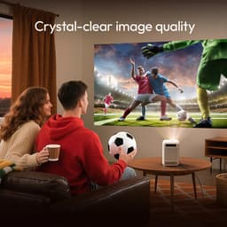 BYINTEK LOVE 1 Smart Beamer – Full HD 1080P – Android 9.0 – Auto Focus – Dual-Band WiFi (2.4G/5G) – Bluetooth 5.0 – 260 ANSI – Draagbare Projector voor Films, Streaming & Thuisgebruik — thumbnail 4