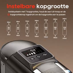 HiBREW Koffiemachine - Smart Touch - 7 Kopgroottes - Warm en Koud - Temperatuurregeling — thumbnail 2