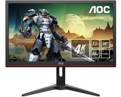 AOC G2868PQU Beeldscherm 4k 60Hz TN 1ms 28" USB Hub