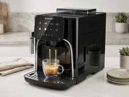 SILVERCREST® KITCHEN TOOLS Volautomatische koffiemachine - Pompdruk: 19 bar - Waterreservoir: 1,6 L - Soort koffie: bonen of gemalen bonen - Veelzijdige drankbereiding: espresso, café crème, cappuccino, latte macchiato, heet water — thumbnail 2