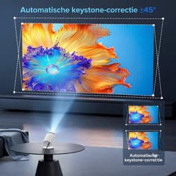 LNMsolutions® Mini Beamer - Beamer - Projector - Zwart - 24cm x 20cm x 10cm — thumbnail 4