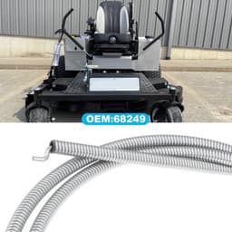 Gaskabel 50 inch - Compatibel met Dixie Chopper 68249 - Directe vervangingskabel - Eenvoudige installatie - Herstelt gasbediening - Binnendraadlengte 50 inch - Gasbedieningskabel — thumbnail 2