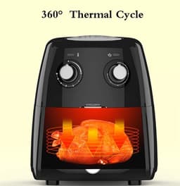 Airfryer Huishoudelijk - Oven Frituurpan - Gezond Koken - Snelle Verwarmingscyclus - 2.5 Liter - Niet gespecificeerd — thumbnail 5