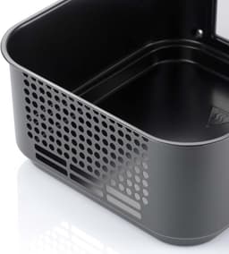 Luchtfriteuse Dubbele Mand - Airfryer Twee Manden - Gezond Koken - Dubbele Manden - 12L - Zwart — thumbnail 5