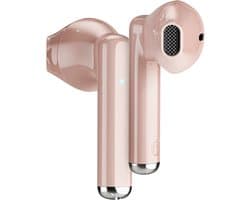 Phreeze EarBuds 2 - Draadloze Oordopjes - Roze Goud - Oortjes voor draadloos muziek luisteren, bellen & sporten - Bluetooth 5.3 - Microfoon - Waterbestendig IPX5 - Blijft Goed Zitten
