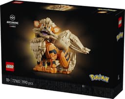 LEGO Pokémon - Arcanine Pokémon Dieren Figuur Bouwpakket voor Volwassenen en Woondecoratie - 72160 — thumbnail 2