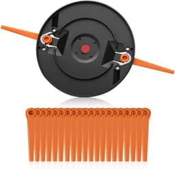 【Upgrade】Dubbelmesmesplaat Compatibel voor Gardena Artikel 9876, 9878, 14700, 14701, Grasmaaier Reservemesplaat Accessoires, 20 stuks Mesbladen — thumbnail 1