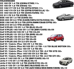 Racing vervangingsfilter compatibel met Volkswagen Jetta/Passat 2005-2010 Tiguan 2007-2010 GTi 2009-2010 Eos 2006-2009 — thumbnail 5
