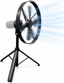 Caliber Draadloze ventilator met Standaard - Kantelbaar en Draaibaar - Fluisterstil en krachtig - 2 Standen - Inclusief LED Lamp - Accu niet meegeleverd - Werkt met PowerSnap Accu Platform (CPS-FAN) — thumbnail 2