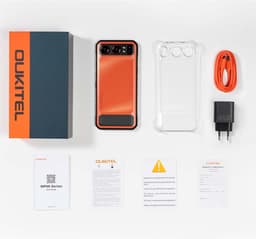 OUKITEL WP68 Air Rugged Smartphone 5G - 6,88" 120Hz - 36GB RAM - 512GB ROM - 8000 mAh 45W - Gemini AI - Android 16 - NFC GPS - Oranje — thumbnail 3