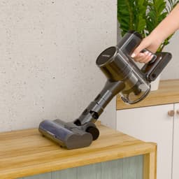 Vapore Steelstofzuiger Draadloos - Incl. Extra Accu & Filter - 47 Minuten Accuduur - 350W - Snoerloze Stofzuiger - Stofzuiger Zonder Zak - Op Accu - Vacuum Cleaner - Kruimeldief - Draadloze Steelstofzuiger - Zwart — thumbnail 5