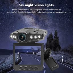 Dash Cam voor Auto - Zwart - 2,5 Inch - Met Nachtzicht en Bewegingsdetectie - Voor Rijden en Parkeren — thumbnail 5