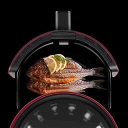 Airfryer 3L - Heteluchtfriteuse Olievrije Frituur - Gezond Koken - Snelle Luchtcirculatie - 3 liter - Zwart — thumbnail 4