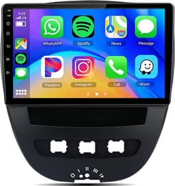 Cestovet LINUX Autoradio - Geschikt Voor Toyota Aygo/PEUGEOT 107/Citroen C1 2005-2014 - Draadloos Apple Carplay & Android Auto -FM RDS USB — thumbnail 1